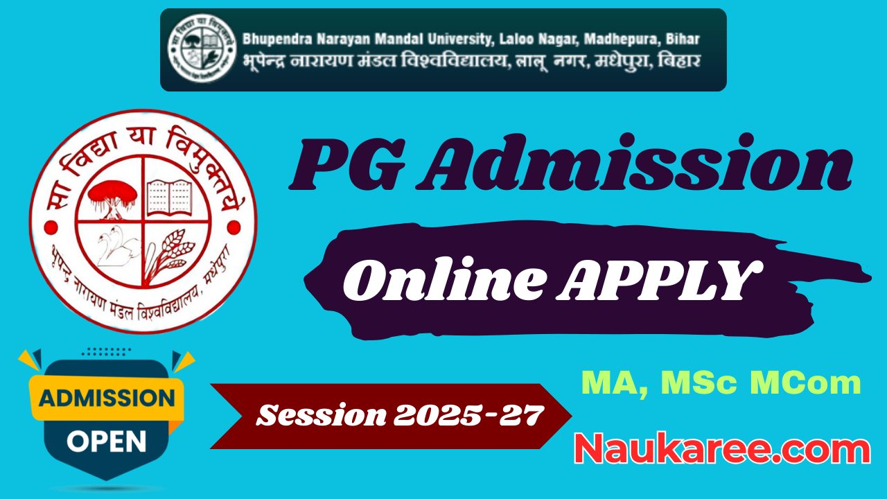BNMU PG 1st Sem Admission Online Apply 2025