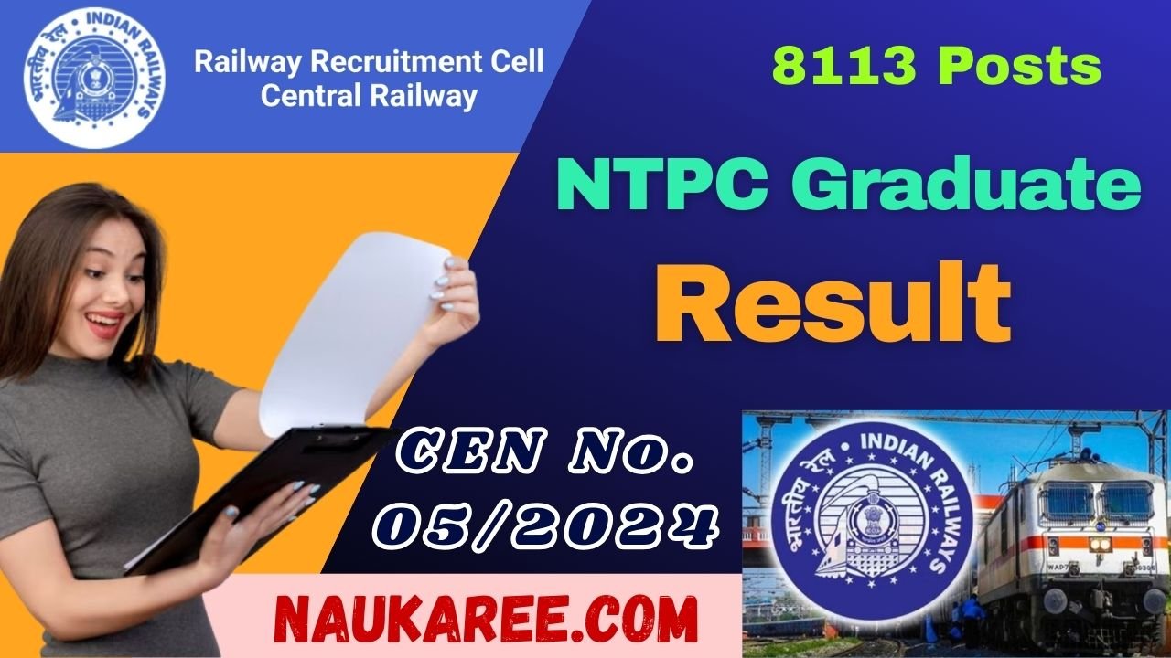 RRB NTPC Graduate Level Result 2025